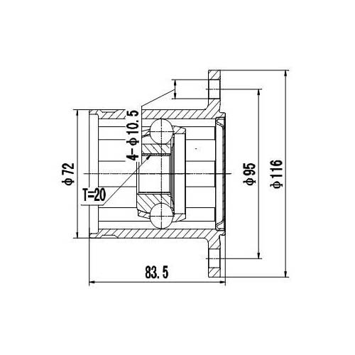 Z87518R — ZIKMAR — CV Joint Kit, Inner