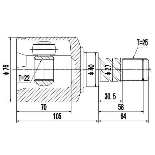 Z87603R — ZIKMAR — CV Joint Kit, Inner