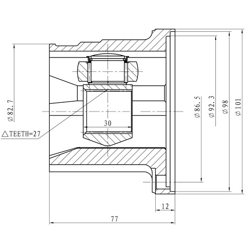 Z87630R — ZIKMAR — CV Joint Kit, Inner