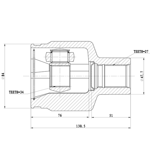 Z87696R — ZIKMAR — CV Joint Kit, Inner