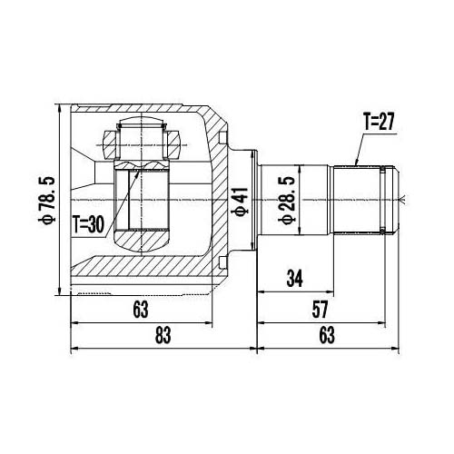 Z87705R — ZIKMAR — CV Joint Kit, Inner