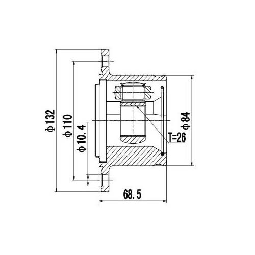 Z87709R — ZIKMAR — CV Joint Kit, Inner