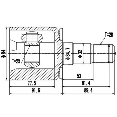 Z87740R — ZIKMAR — CV Joint Kit, Inner