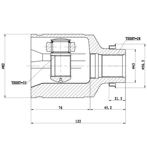 Z87759R — ZIKMAR — CV Joint Kit, Inner