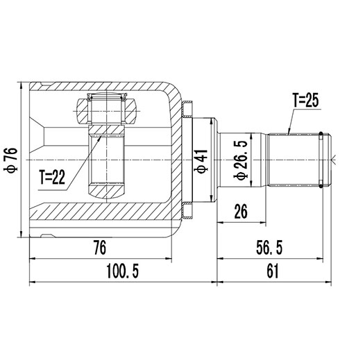 Z87840R — ZIKMAR — CV Joint Kit, Inner