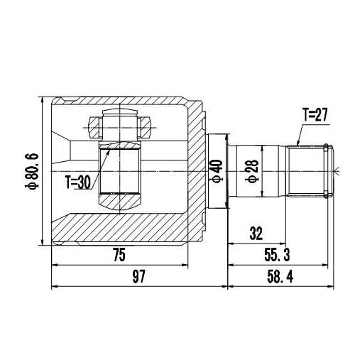 Z87902R — ZIKMAR — CV Joint Kit, Inner