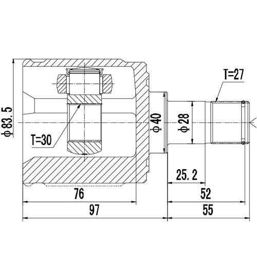 Z87920R — ZIKMAR — CV Joint Kit, Inner