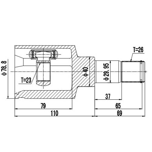 Z87933R — ZIKMAR — CV Joint Kit, Inner