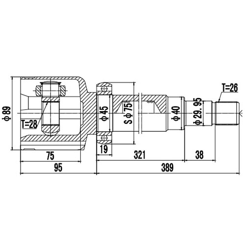 Z87942R — ZIKMAR — CV Joint Kit, Inner