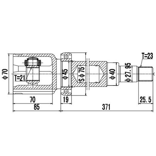 Z87954R — ZIKMAR — CV Joint Kit, Inner