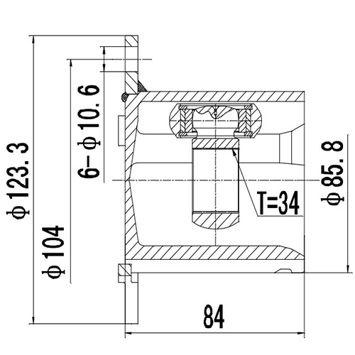 Z87966R — ZIKMAR — CV Joint Kit, Inner