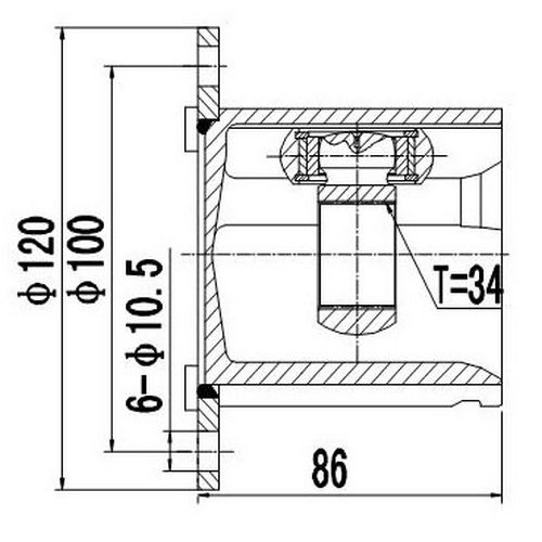 Z87973R — ZIKMAR — CV Joint Kit, Inner