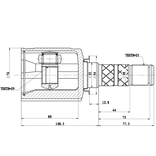 Z87981R — ZIKMAR — CV Joint Kit, Inner