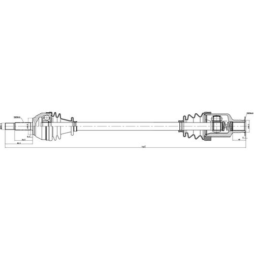 Z88071R — ZIKMAR — Drive Shaft Front