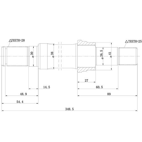 Z88101R — ZIKMAR — Shaft