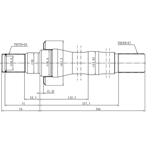 Z88128R — ZIKMAR — Shaft