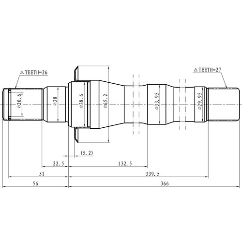 Z88130R — ZIKMAR — Shaft