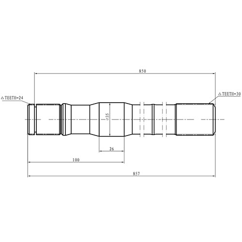 Z88152R — ZIKMAR — Shaft