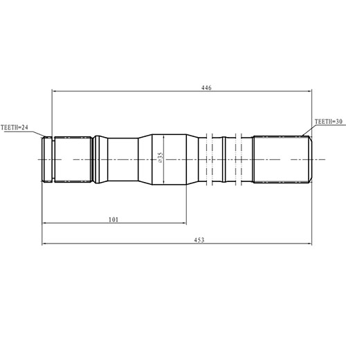 Z88153R — ZIKMAR — Shaft