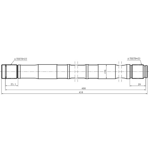 Z88182R — ZIKMAR — Shaft