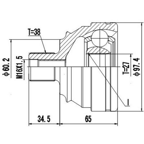 Z88470R — ZIKMAR — CV Joint Kit, Outer