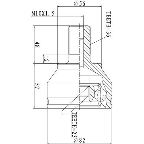 Z88497R — ZIKMAR — CV Joint Kit, Outer