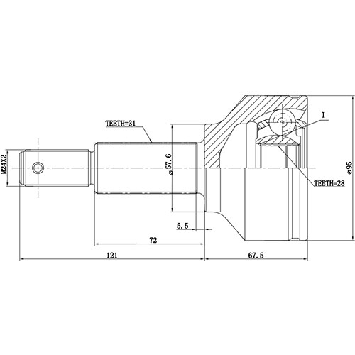 Z88569R — ZIKMAR — CV Joint Kit, Outer