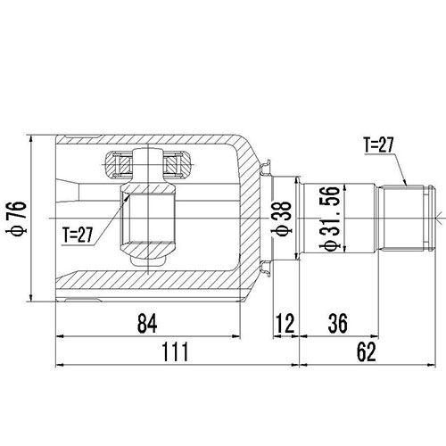 Z88955R — ZIKMAR — CV Joint Kit, Inner