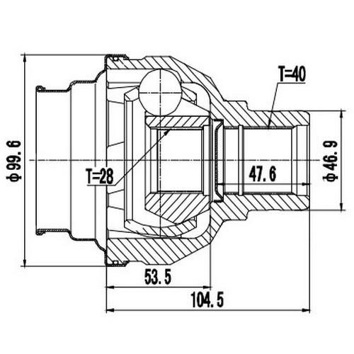 Z88977R — ZIKMAR — CV Joint Kit, Inner