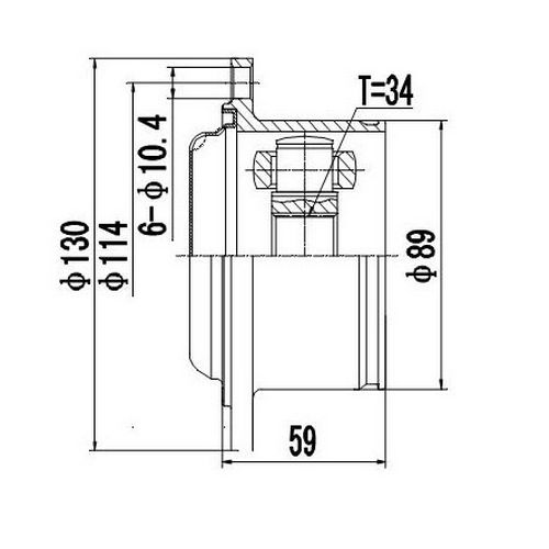 Z88989R — ZIKMAR — CV Joint Kit, Inner