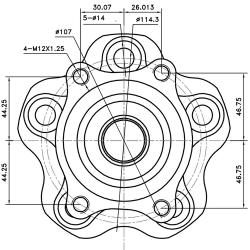 Z89127R — ZIKMAR — Wheel Hub