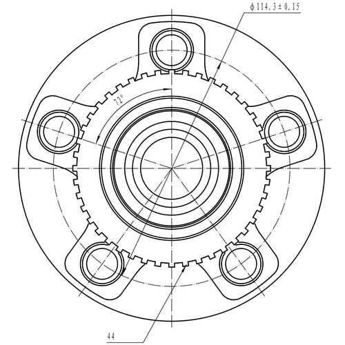 Z89152R — ZIKMAR — Wheel Hub