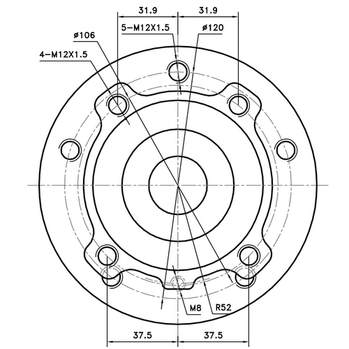 Z89189R — ZIKMAR — Wheel Hub