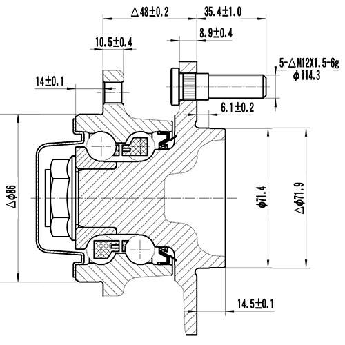 Z89214R — ZIKMAR — Wheel Hub