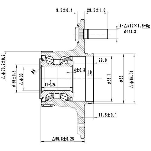 Z89238R — ZIKMAR — Wheel Hub