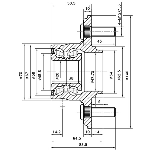 Z89247R — ZIKMAR — Wheel Hub