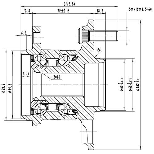 Z89270R — ZIKMAR — Wheel Hub