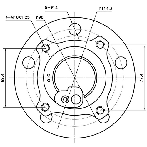 Z89272R — ZIKMAR — Wheel Hub