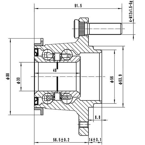 Z89281R — ZIKMAR — Wheel Hub