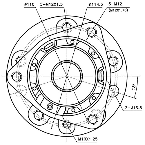 Z89302R — ZIKMAR — Wheel Hub