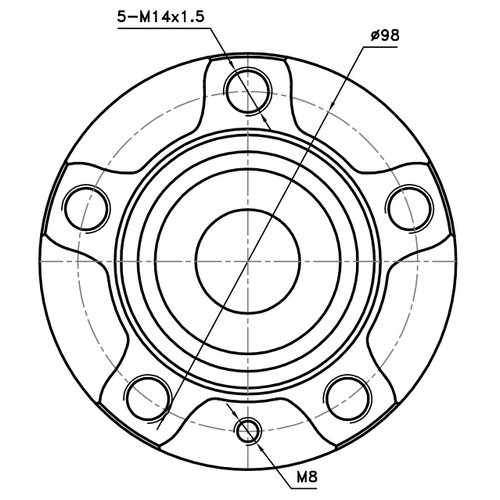 Z89338R — ZIKMAR — Wheel Hub