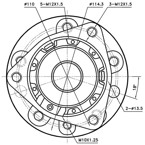Z89349R — ZIKMAR — Wheel Hub