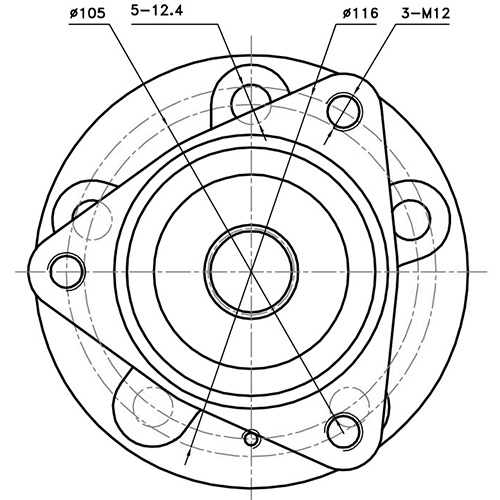 Z89355R — ZIKMAR — Wheel Hub