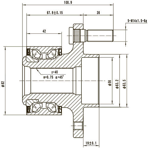 Z89356R — ZIKMAR — Wheel Hub