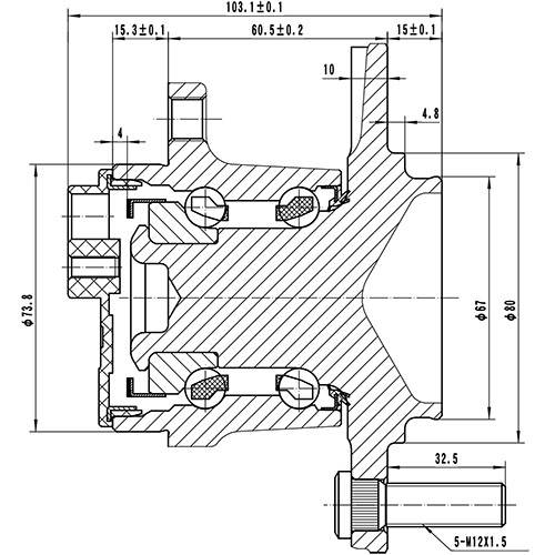 Z89357R — ZIKMAR — Wheel Hub