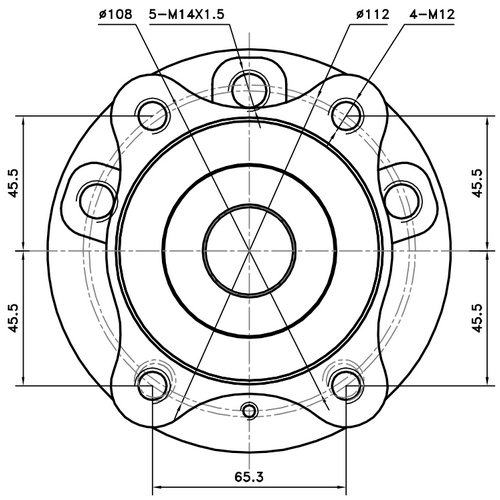 Z89366R — ZIKMAR — Wheel Hub