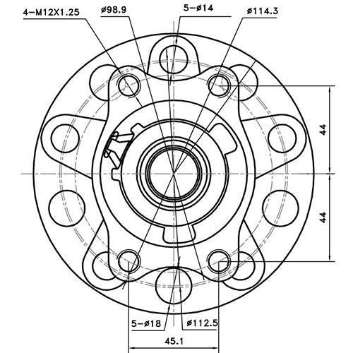 Z89367R — ZIKMAR — Wheel Hub