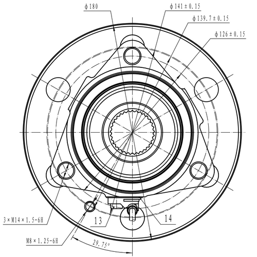 Z89371R — ZIKMAR — Wheel Hub