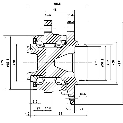 Z89375R — ZIKMAR — Wheel Hub