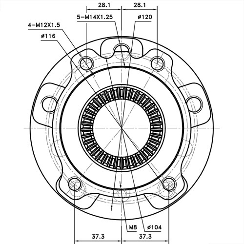 Z89387R — ZIKMAR — Wheel Hub